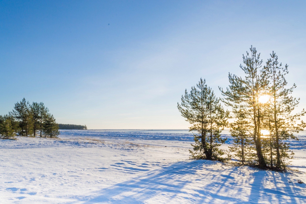 озера ленинградской области зимой